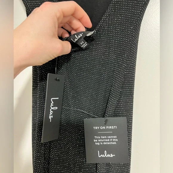 Lulus Backless Long Sleeve Mini Dress- NWOT - Picture 6 of 9